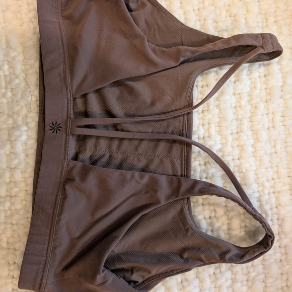 Athleta Brown Workout Sports Bra - Picture 2 of 2